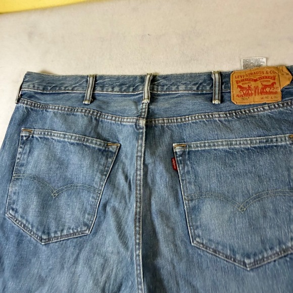 Levi's Other - Levis 501 Original Fit Mens Blue Denim Jeans Straight Leg 40x30 Medium Wash